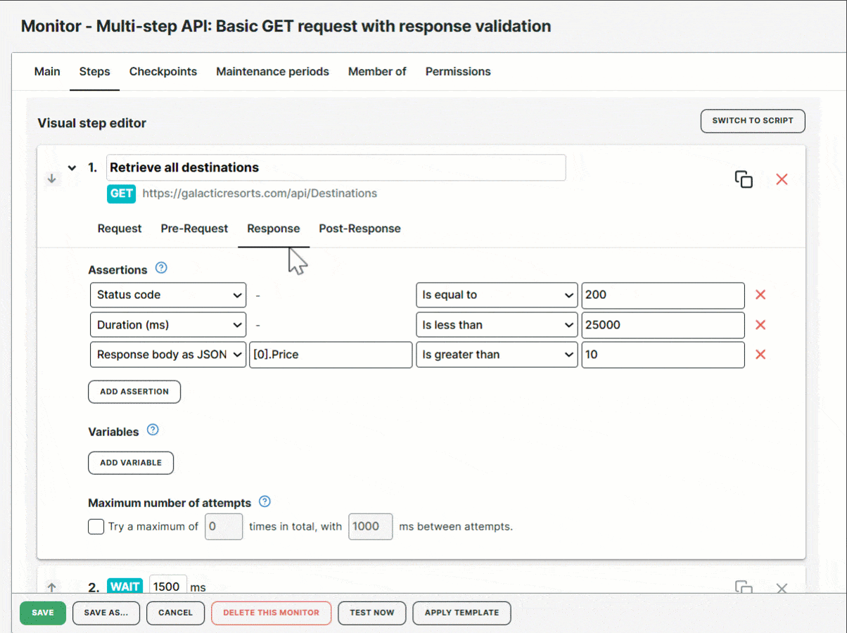 Response - Übersicht