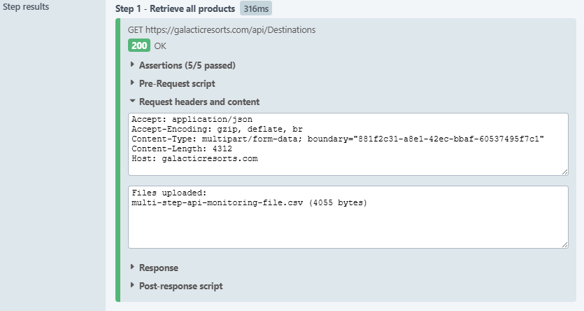 Beispiel-Header für Datei-Uploads