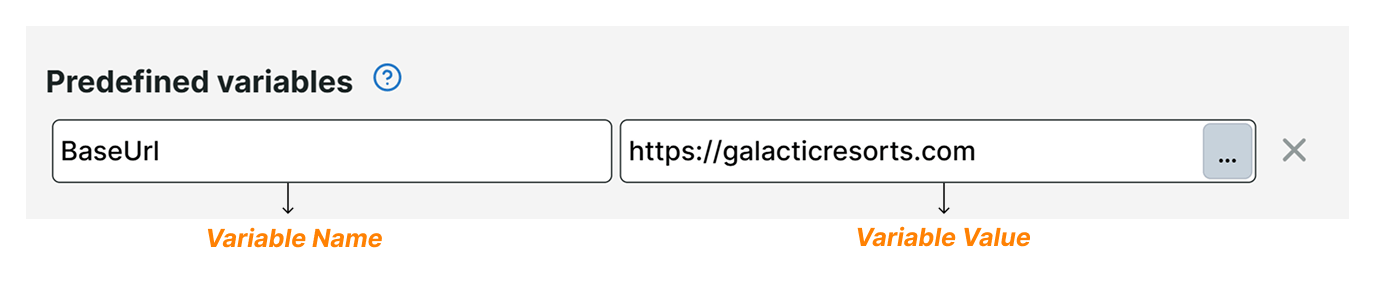 Vordefinierte Variablen