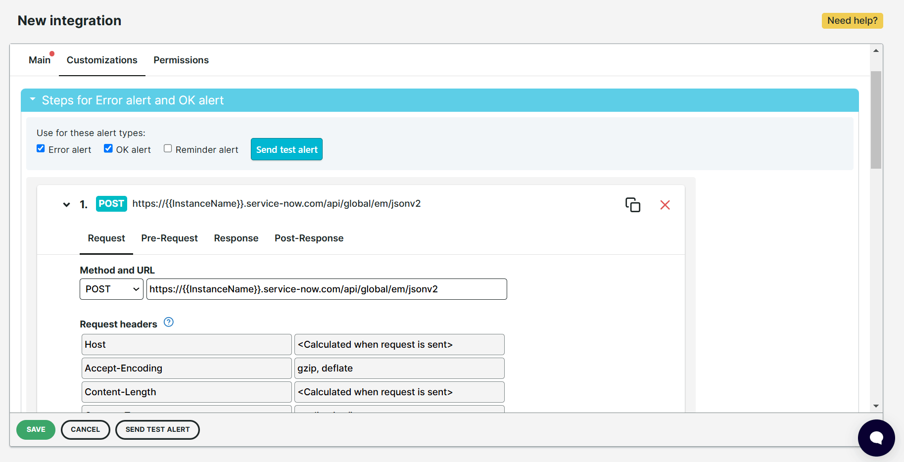 Benutzerdefinierte Schrittdefinition